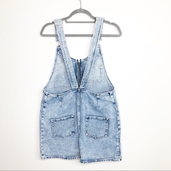 PACSUN Denim overall mini dress - Picture 6 of 9